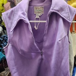 Vintage H bar C Ranchwear purple collared shirt